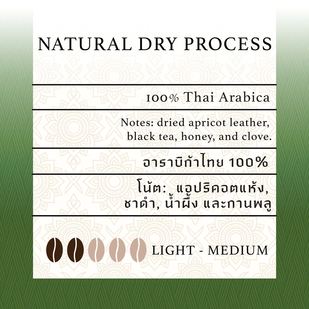 Surasak (Wit's) Natural/Dry process [Light-Medium Roast]